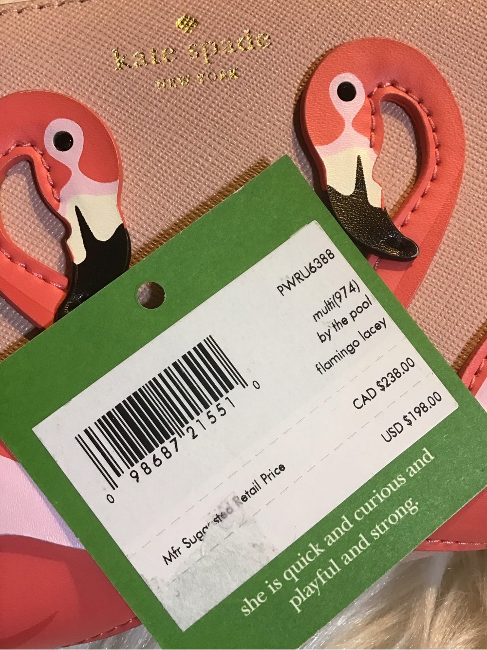 Kate spade flamingo wallet - Picture 10 of 13